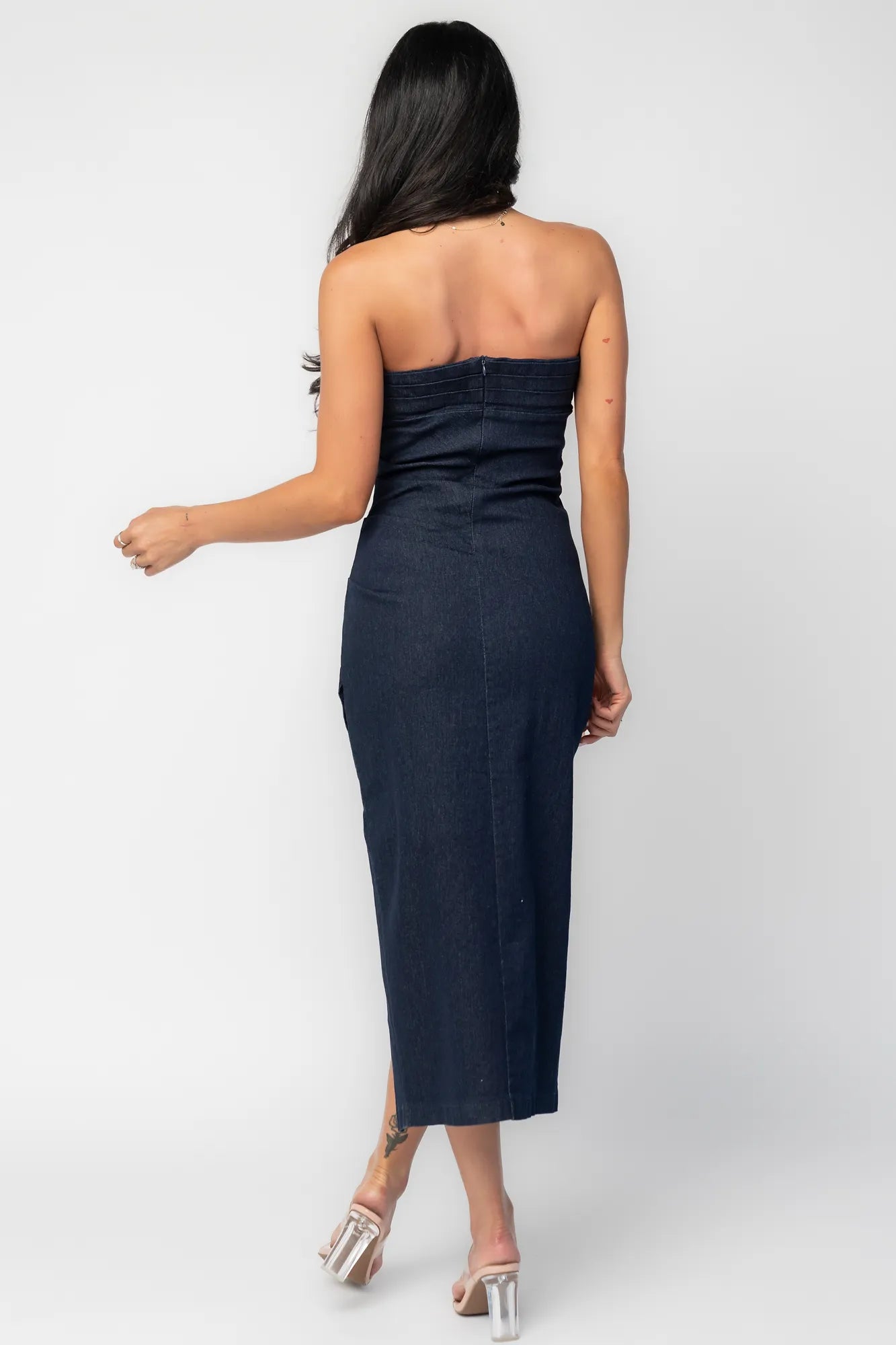 Caldwell Denim Midi Dress | Dark Wash