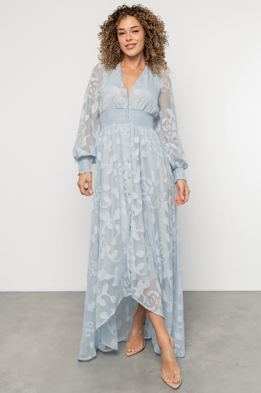 Daniella High Low Maxi Dress | Light Blue