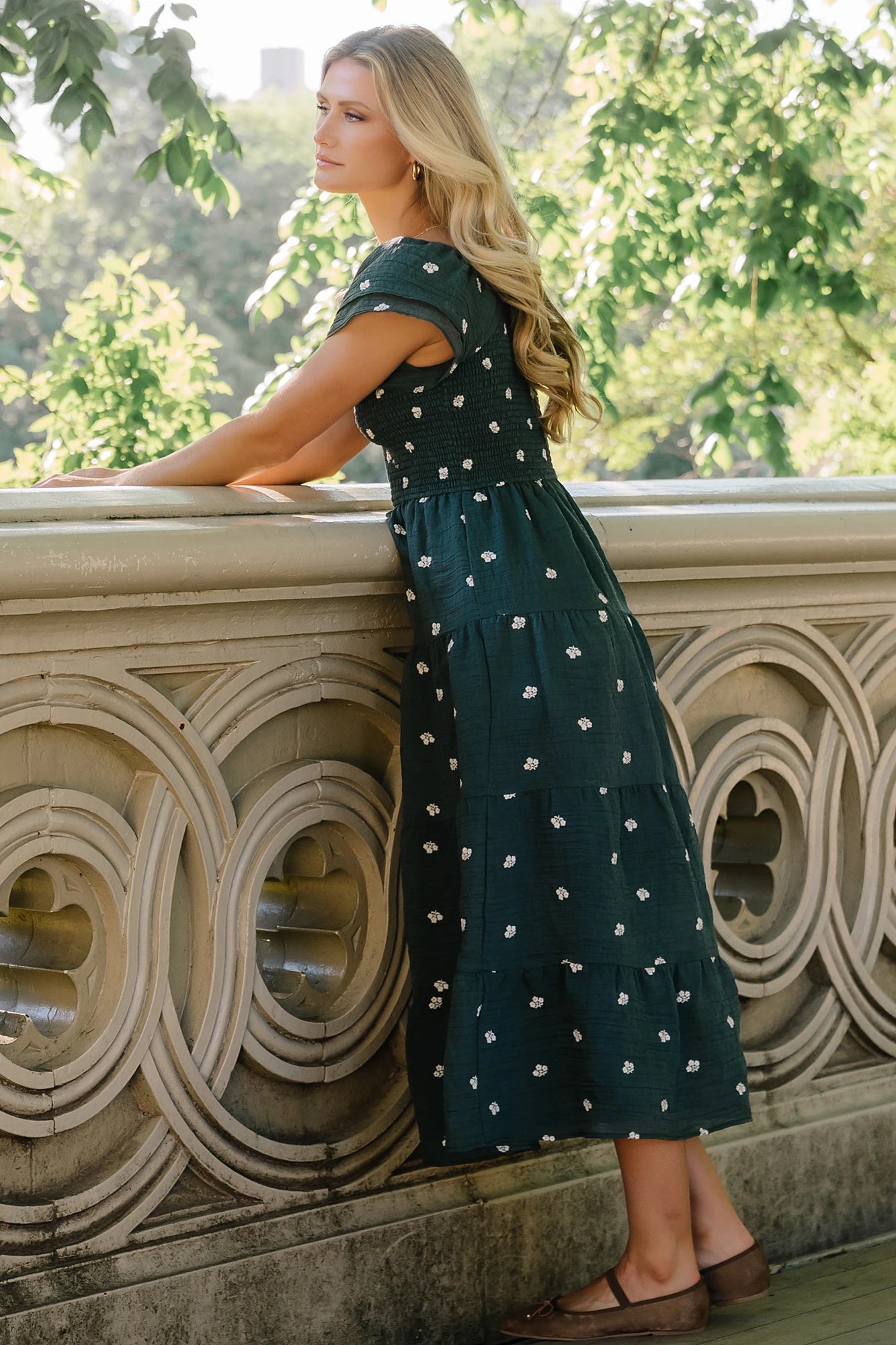 Waverly Midi Dress | Deep Topaz Floral