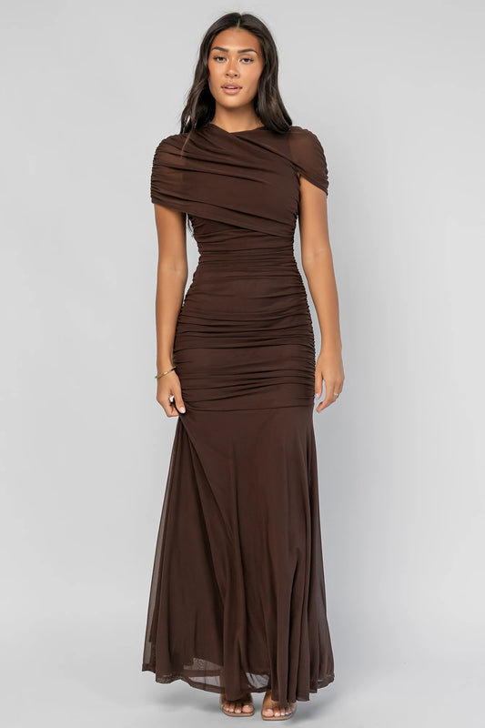 Serenade Maxi Dress | Dark Brown