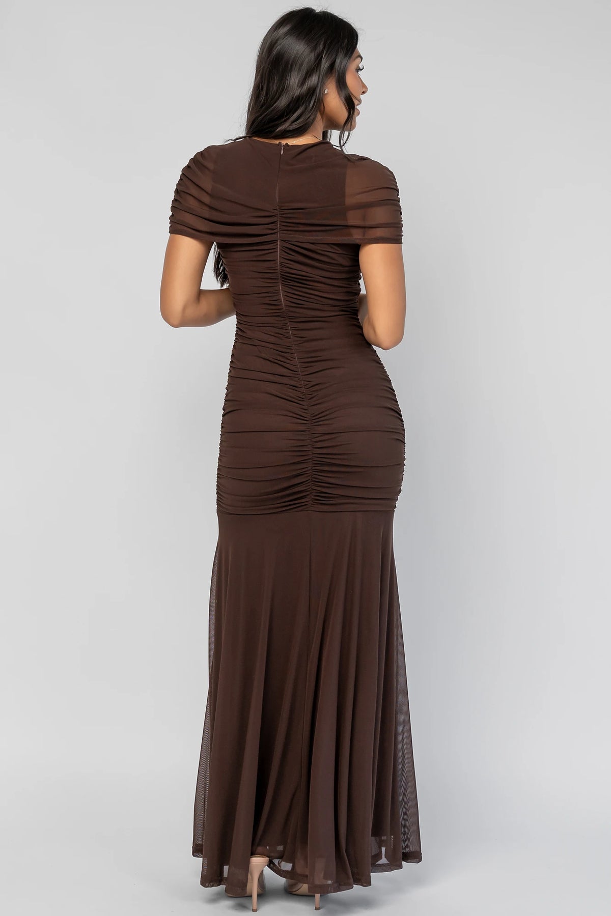 Serenade Maxi Dress | Dark Brown