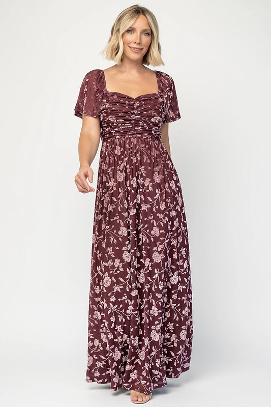 Veloura Maxi Dress | Mulberry Floral