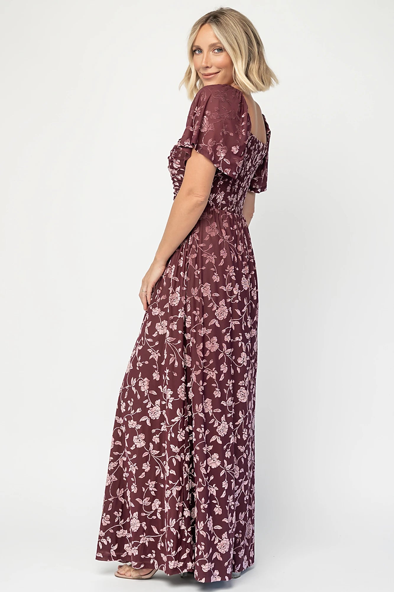 Veloura Maxi Dress | Mulberry Floral