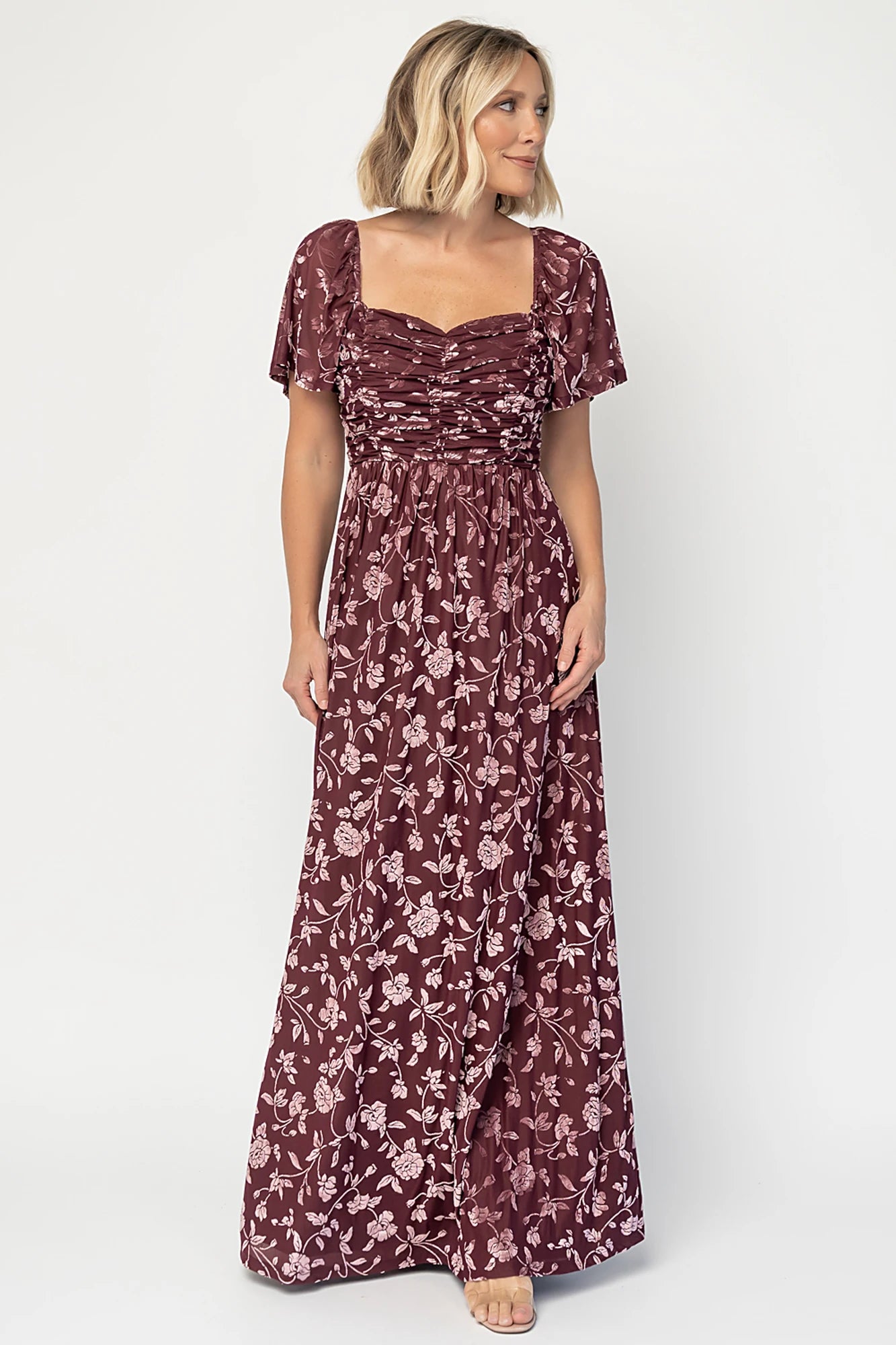Veloura Maxi Dress | Mulberry Floral