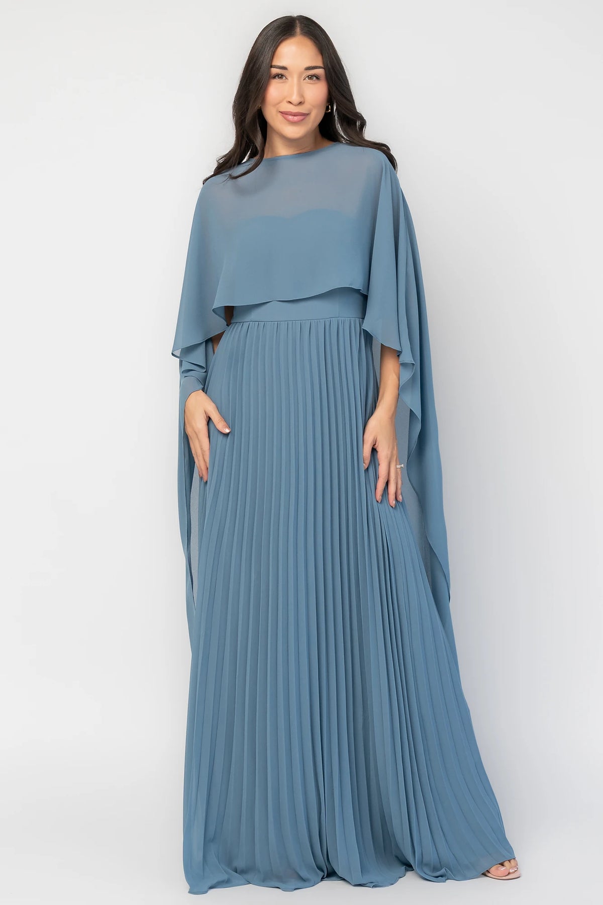 Serafina Strapless Gown | Blue
