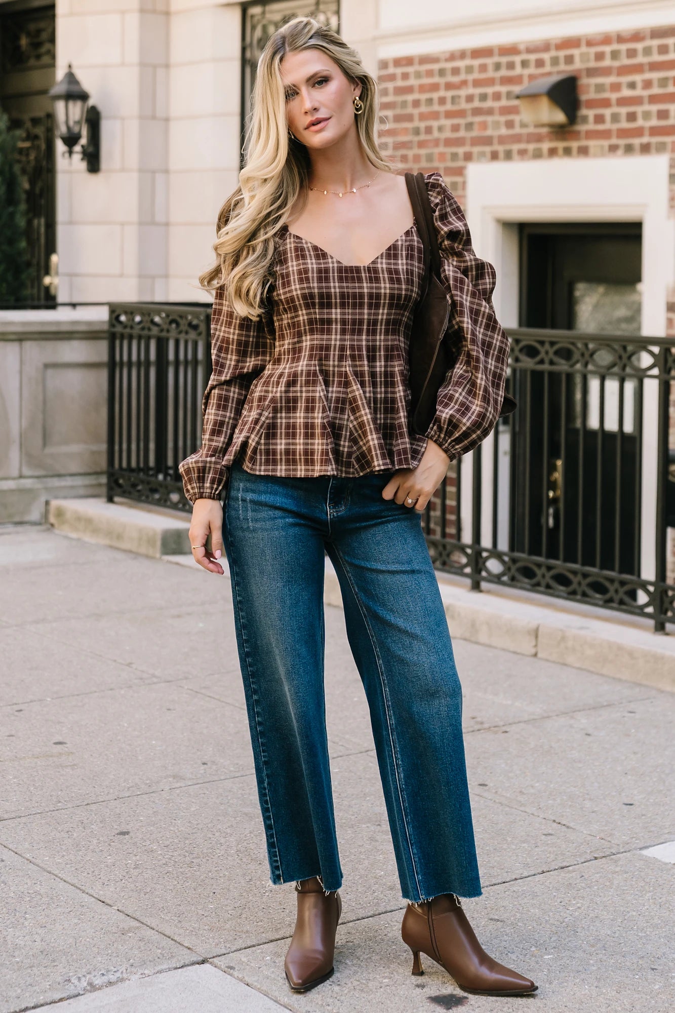 Kirby High Rise Wide Leg Jeans | Dark Wash