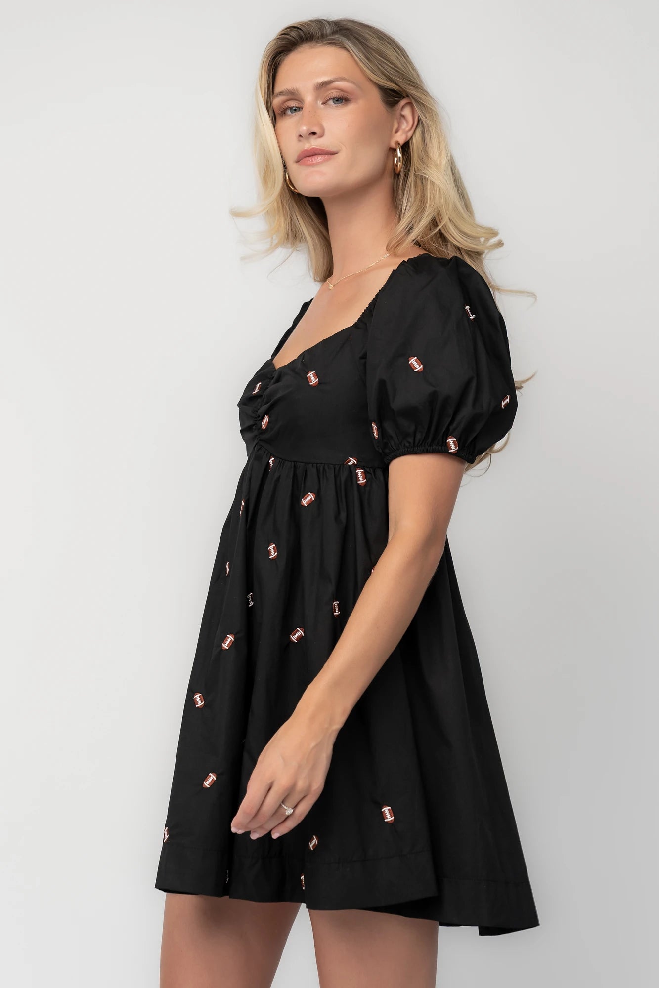 Home Team Short Dress | Black