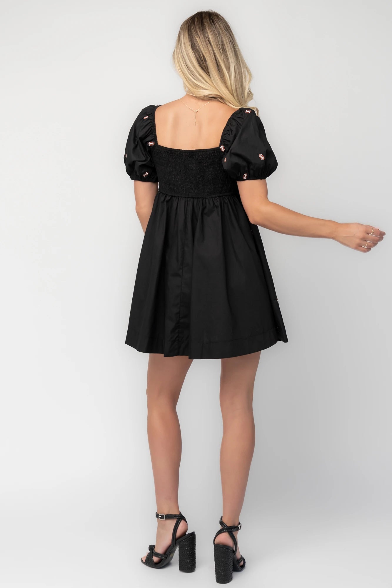 Home Team Short Dress | Black