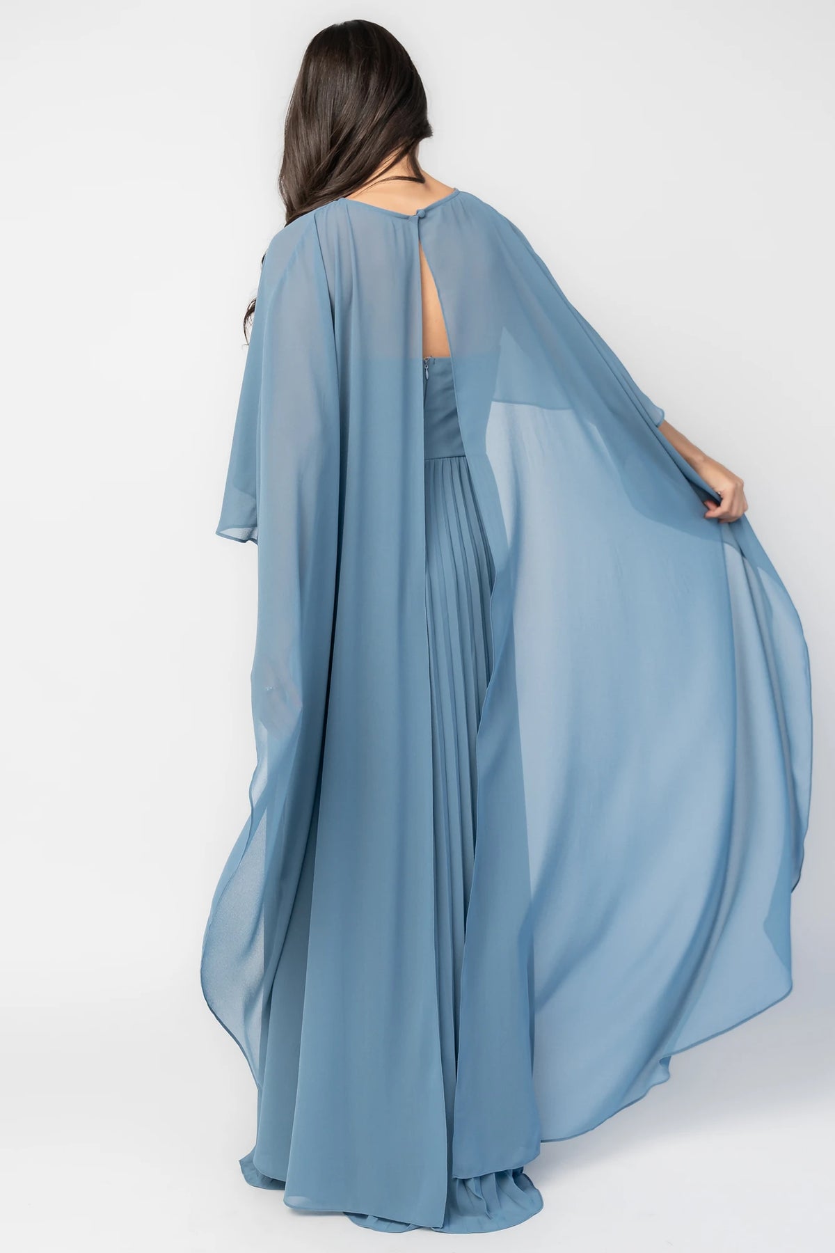 Serafina Strapless Gown | Blue
