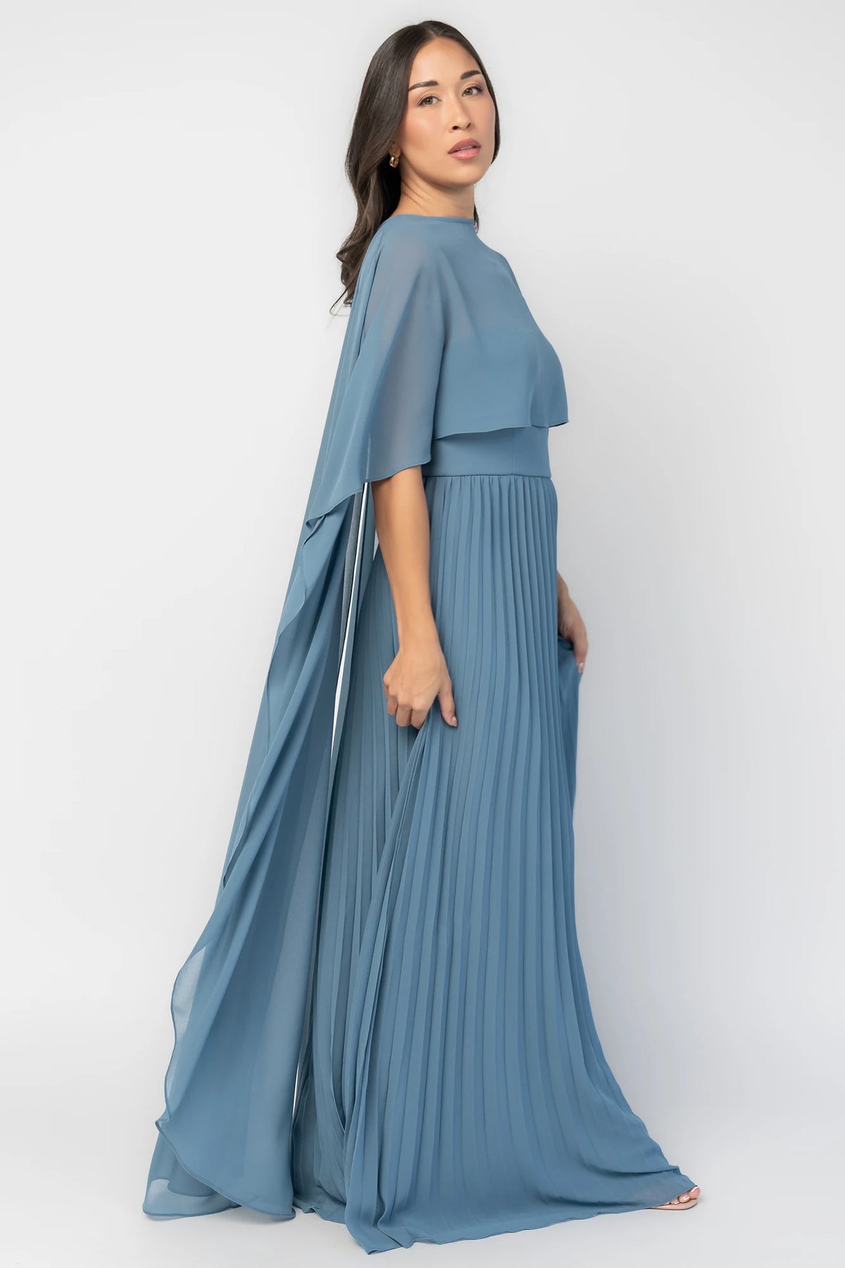 Serafina Strapless Gown | Blue