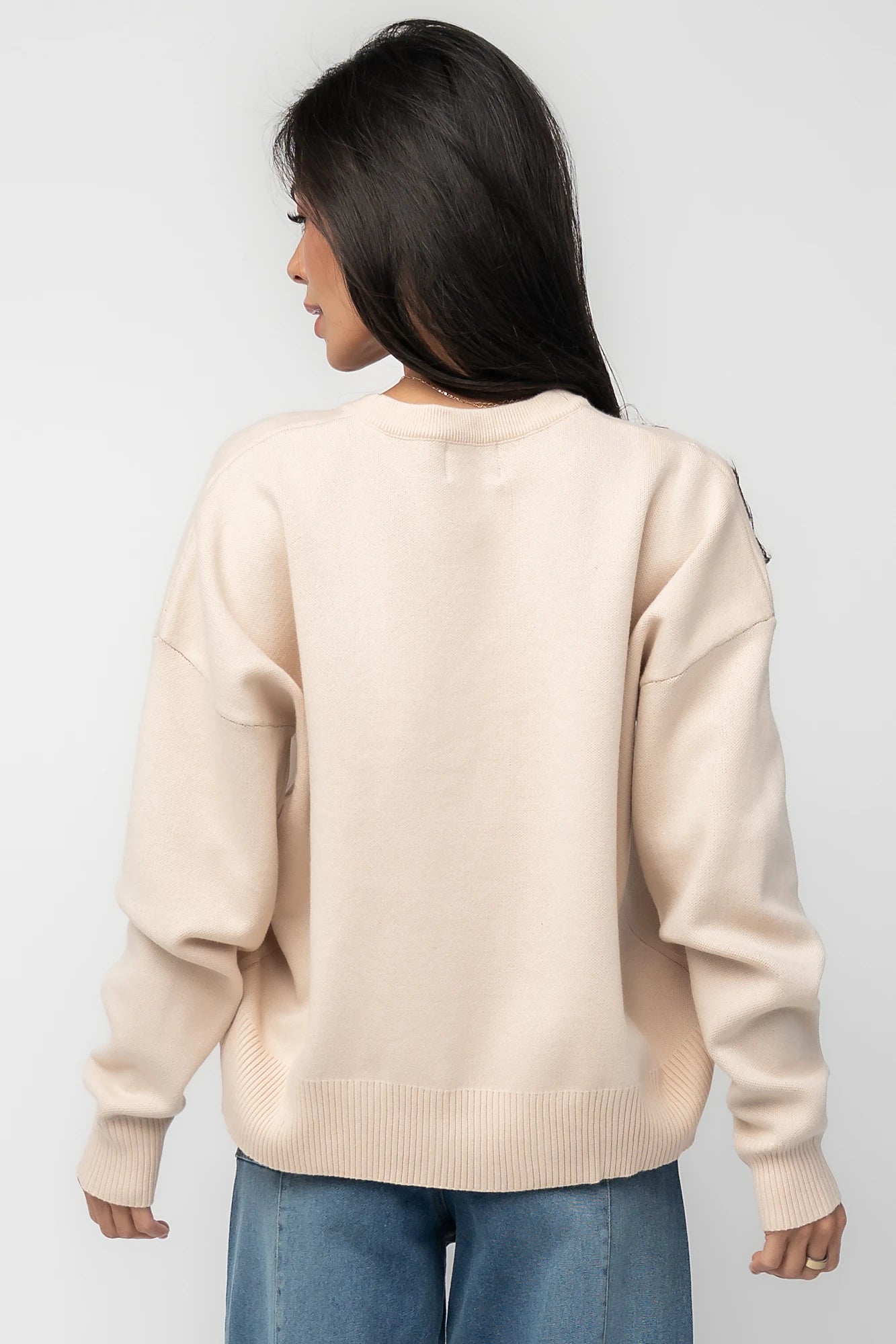 Football Mom Sweater | Natural