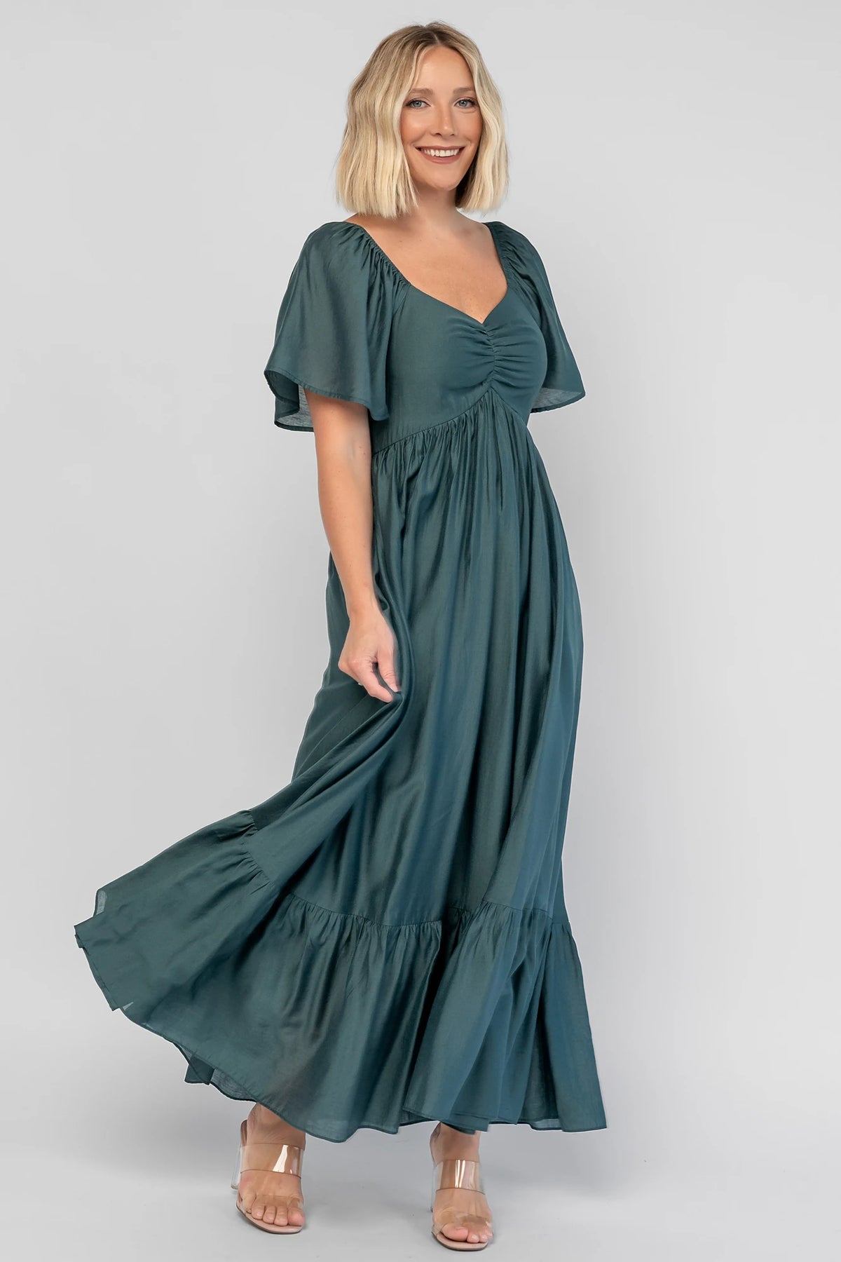 Anisa Midi Dress | Emerald