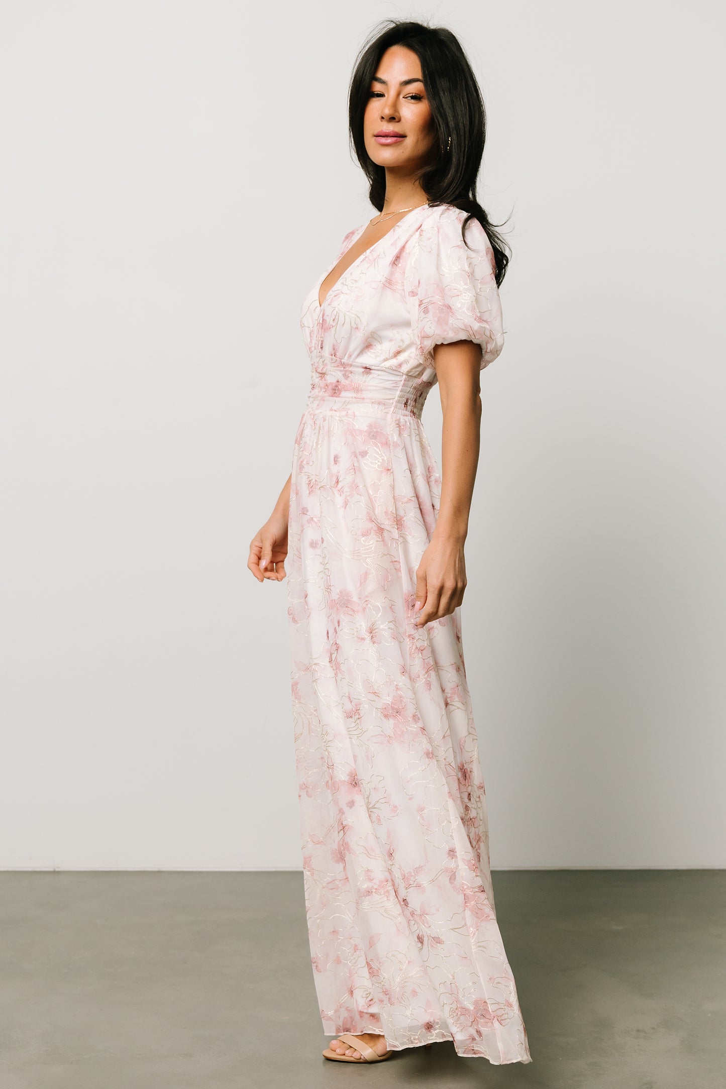 Ardley Maxi Dress | Mauve Floral