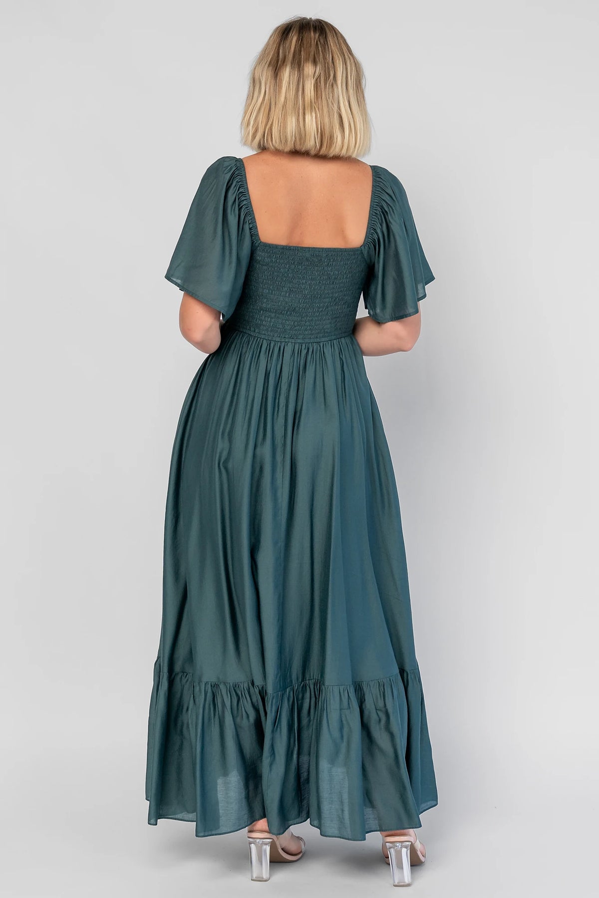 Anisa Midi Dress | Emerald