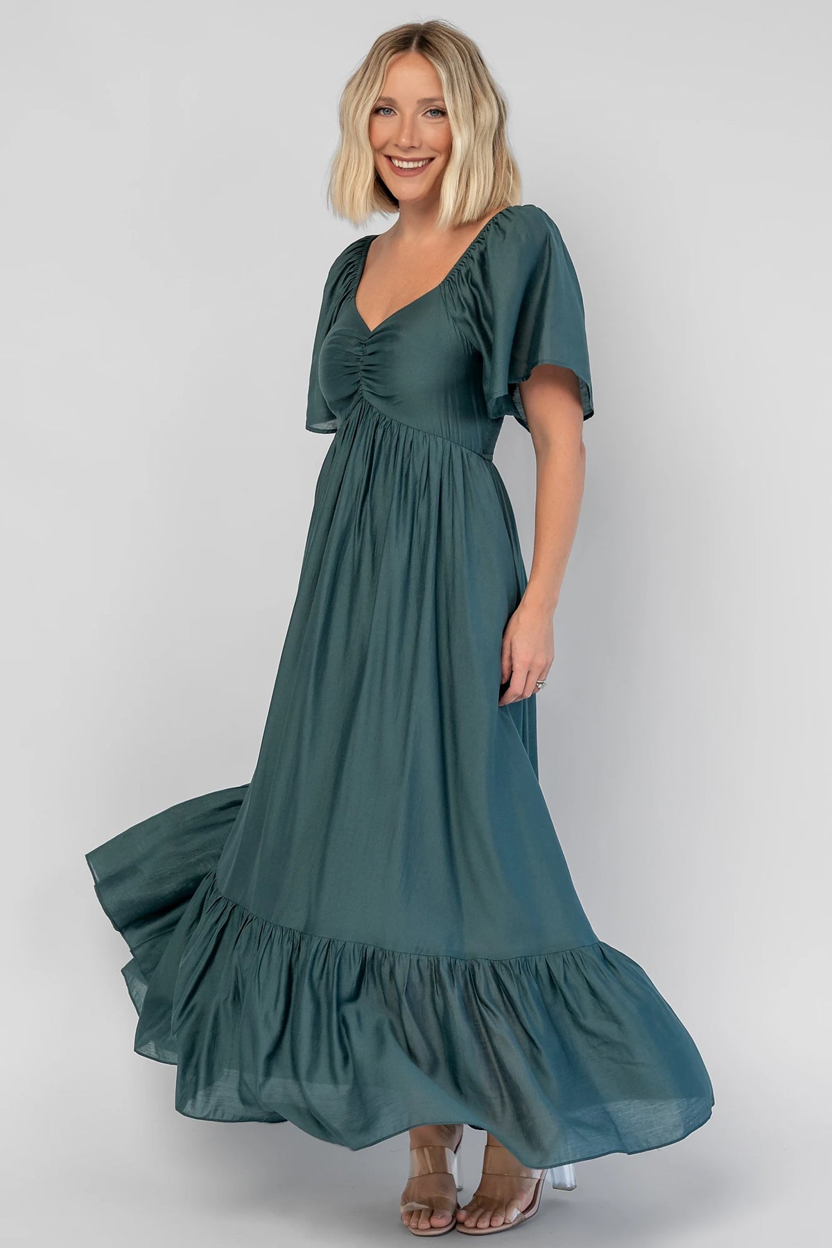 Anisa Midi Dress | Emerald
