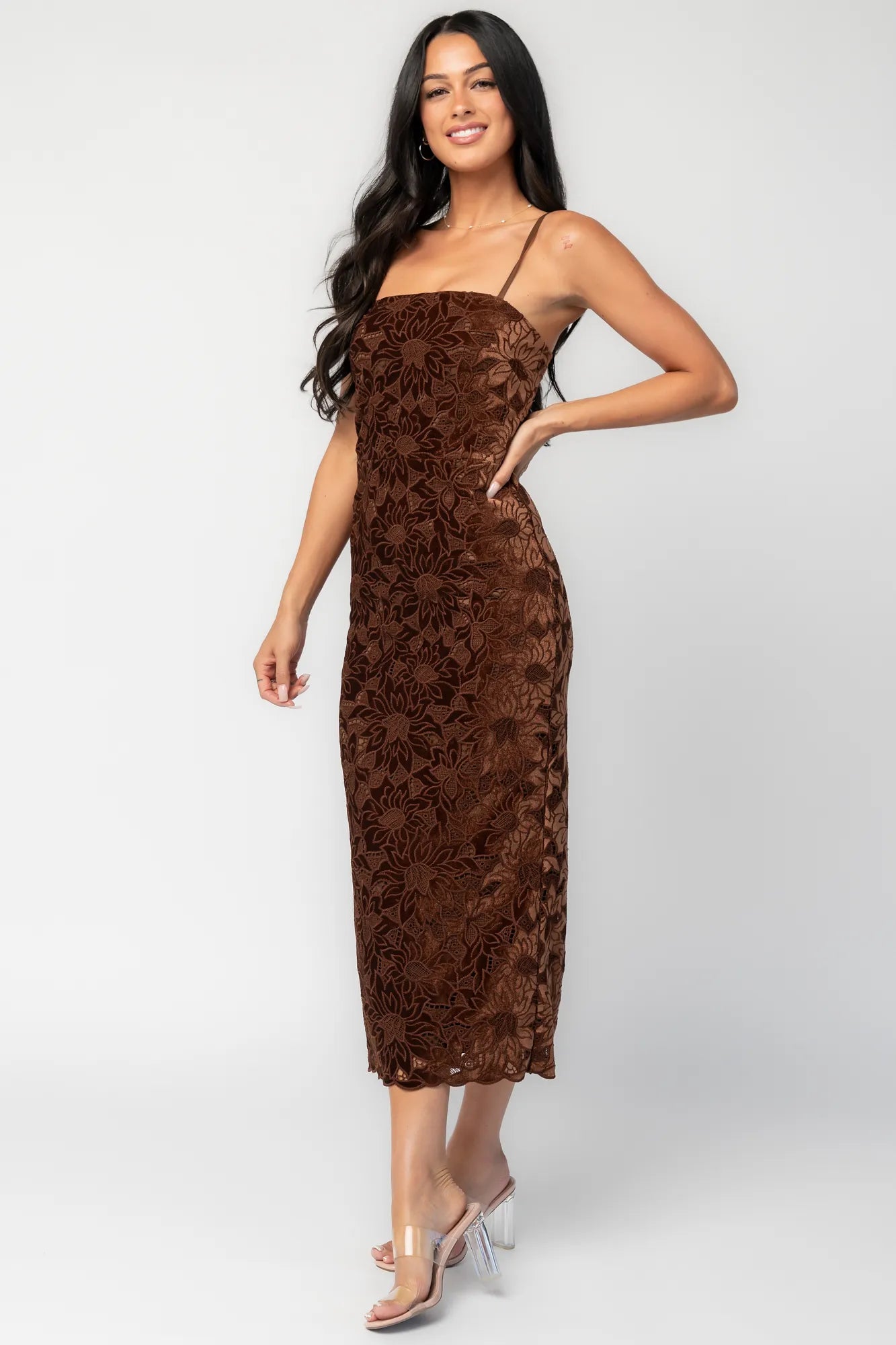 Kensington Lace Midi Dress