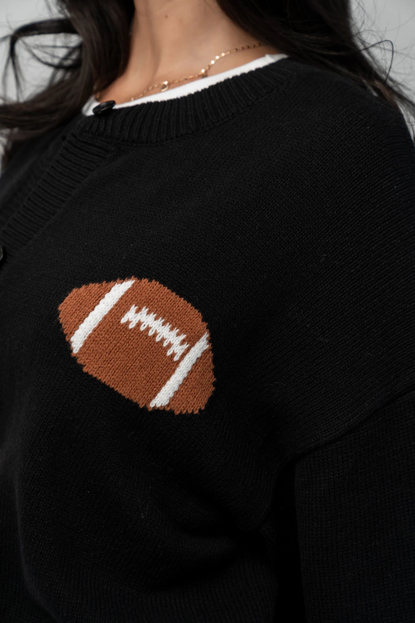 Game Day Cardigan | Black