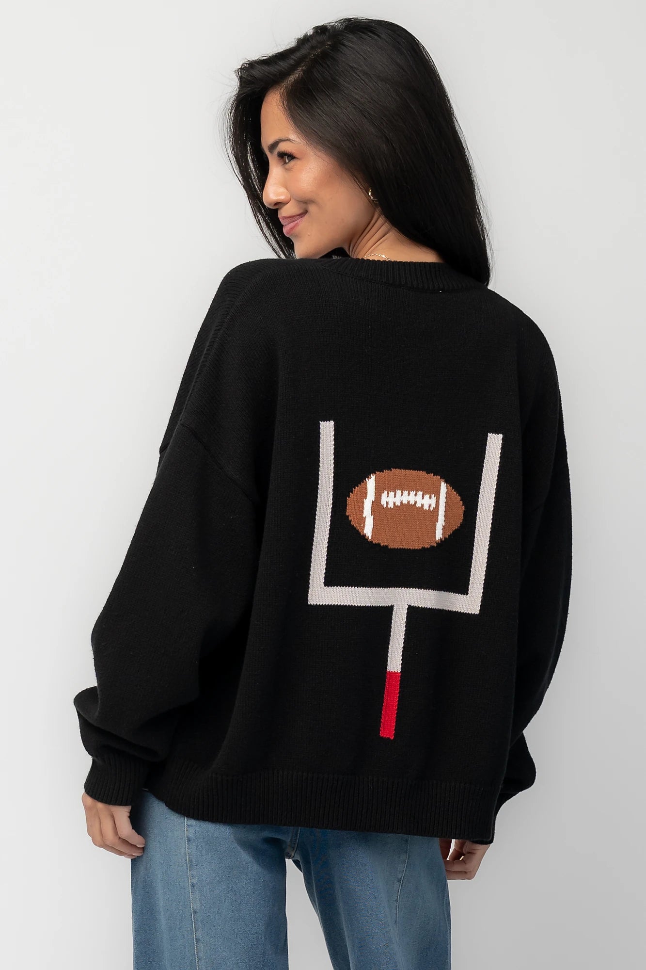 Game Day Cardigan | Black