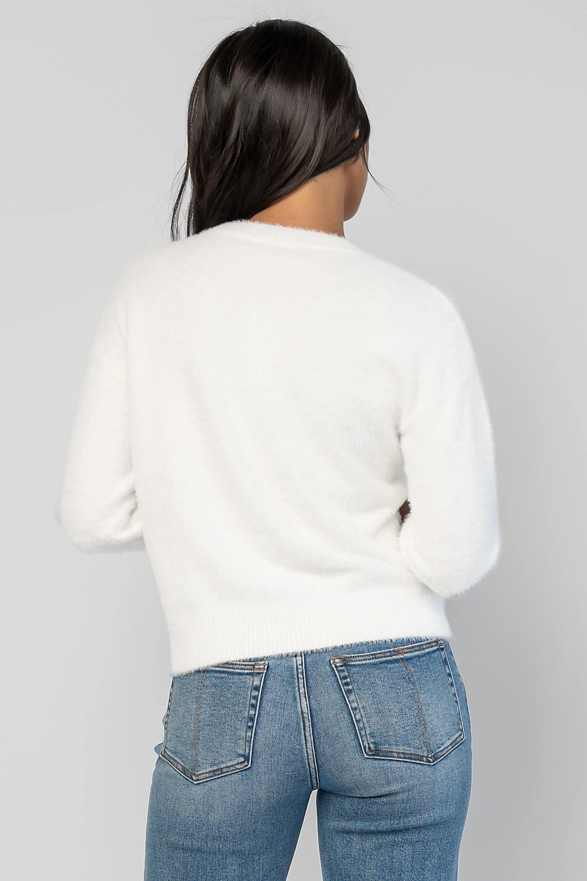 Calista Sweater Top | Off White