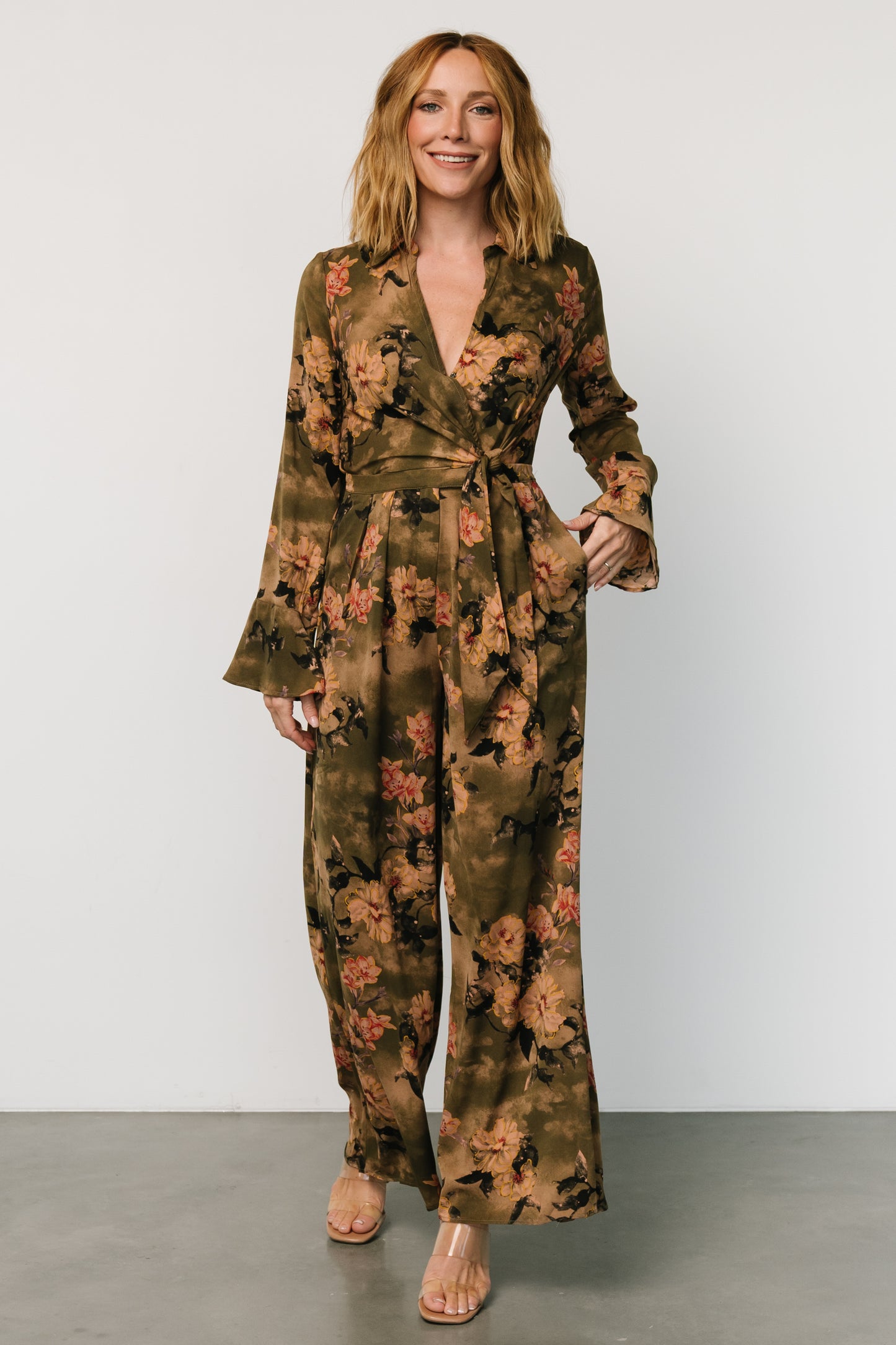 Henderson Jumpsuit | Olive Multi