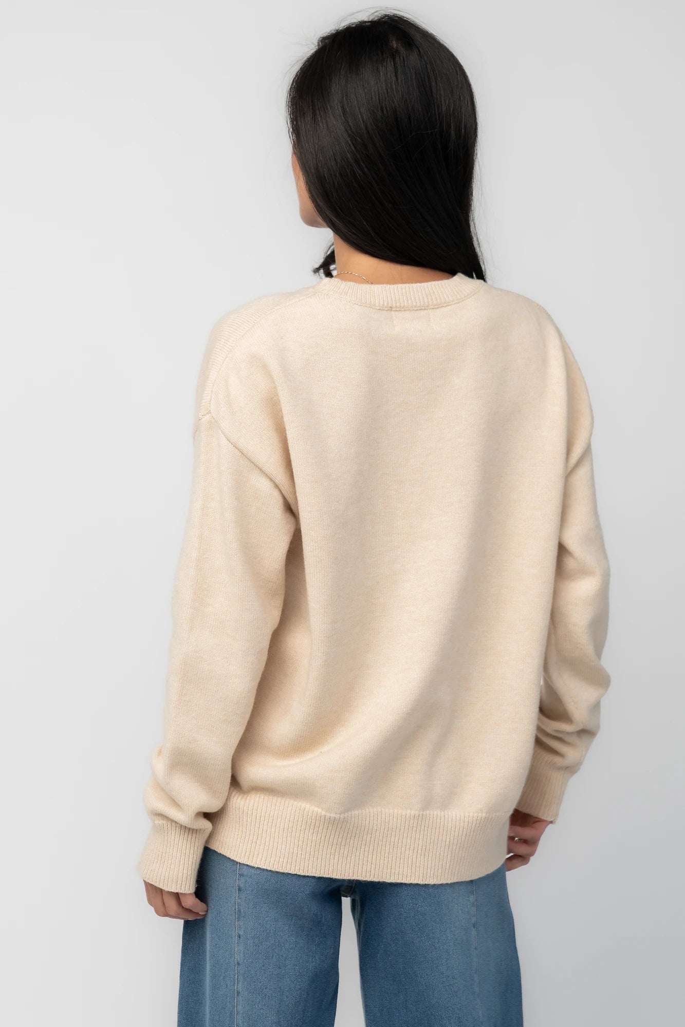 Varsity Sweater | Natural