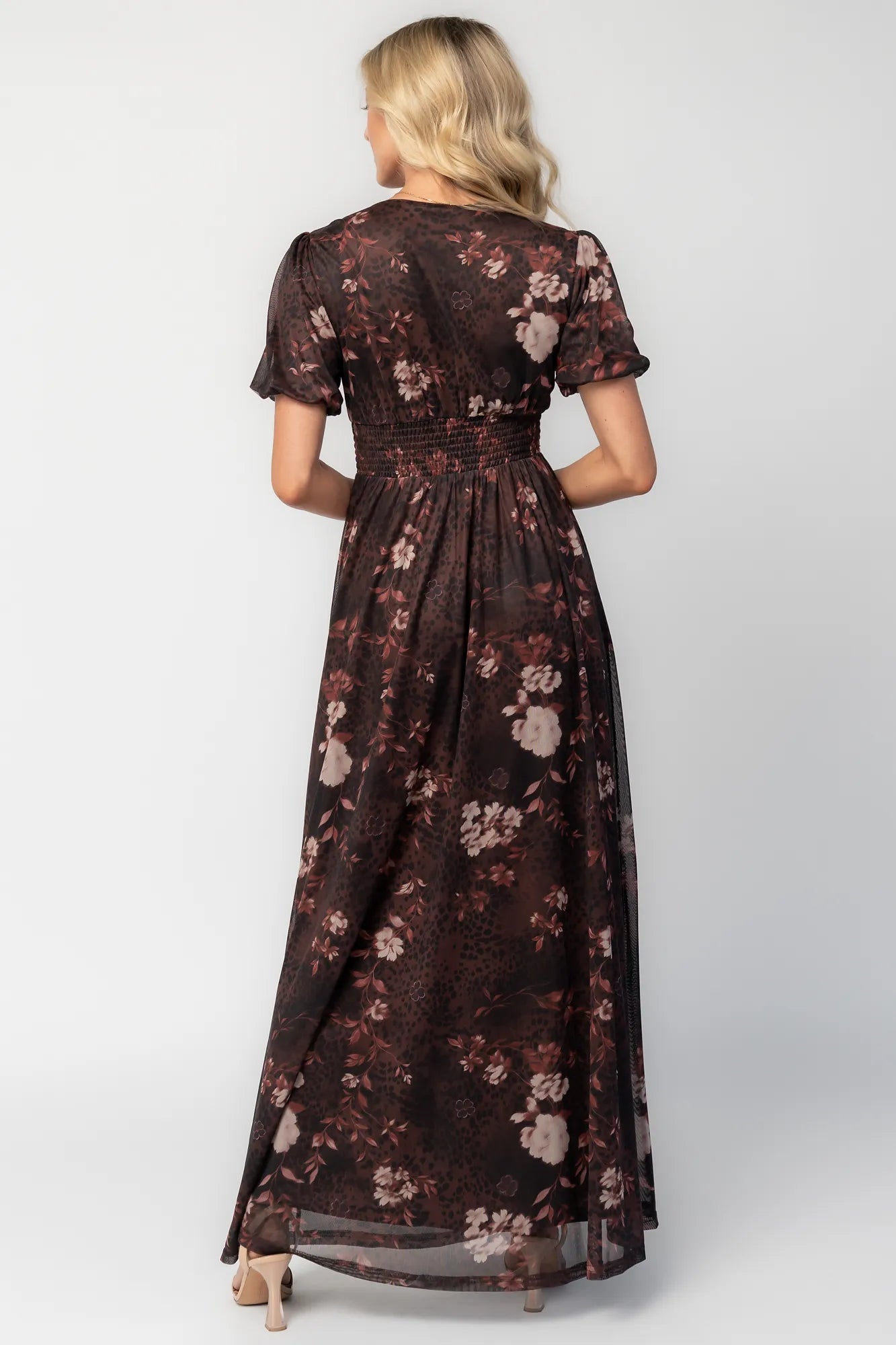 Whitney Mesh Maxi Dress | Clove Floral