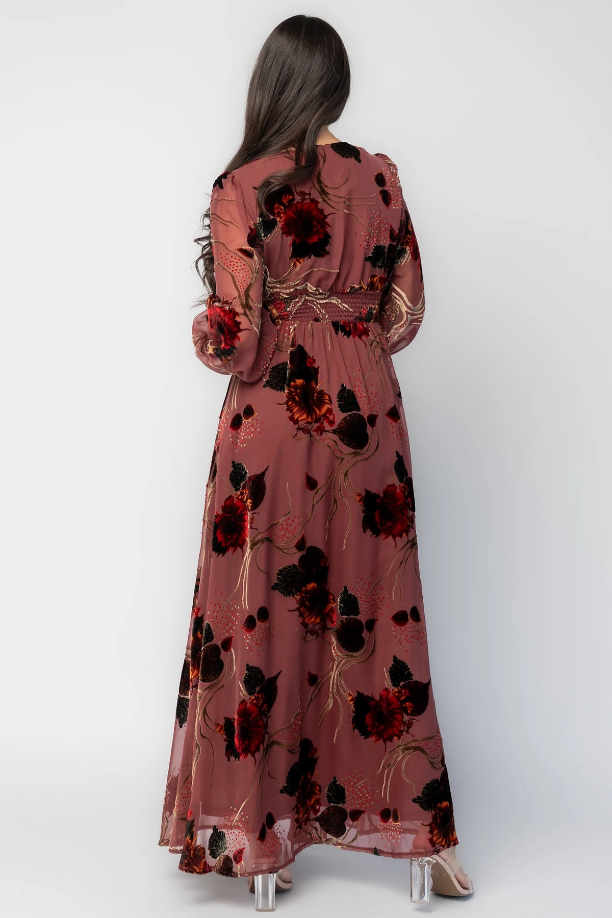 Mikla Maxi Dress | Berry Multi
