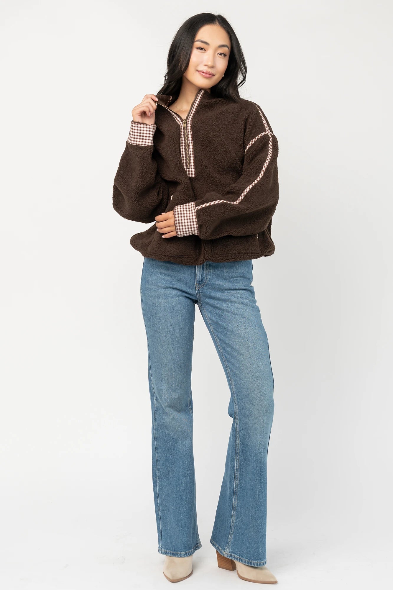 Tylee Fleece Jacket | Chocolate
