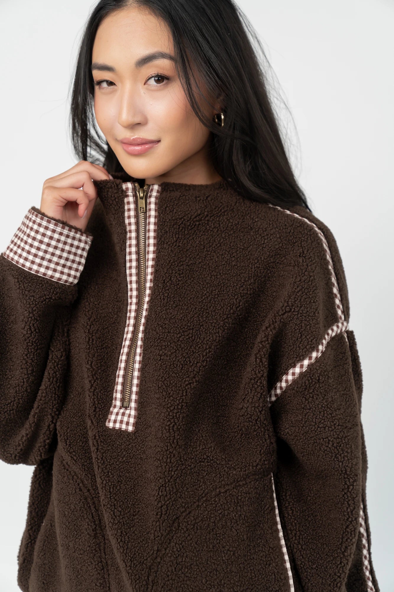 Tylee Fleece Jacket | Chocolate