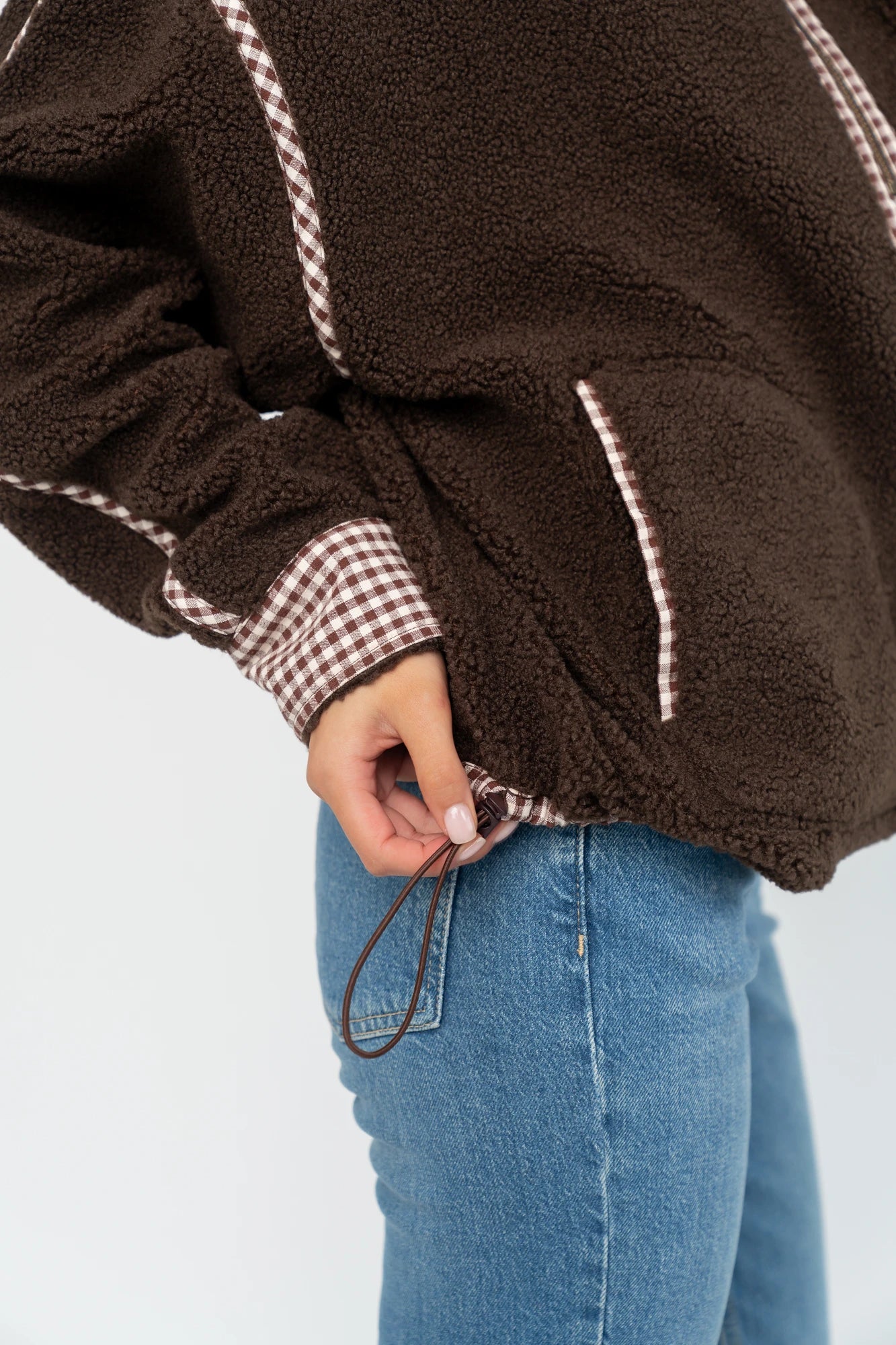 Tylee Fleece Jacket | Chocolate