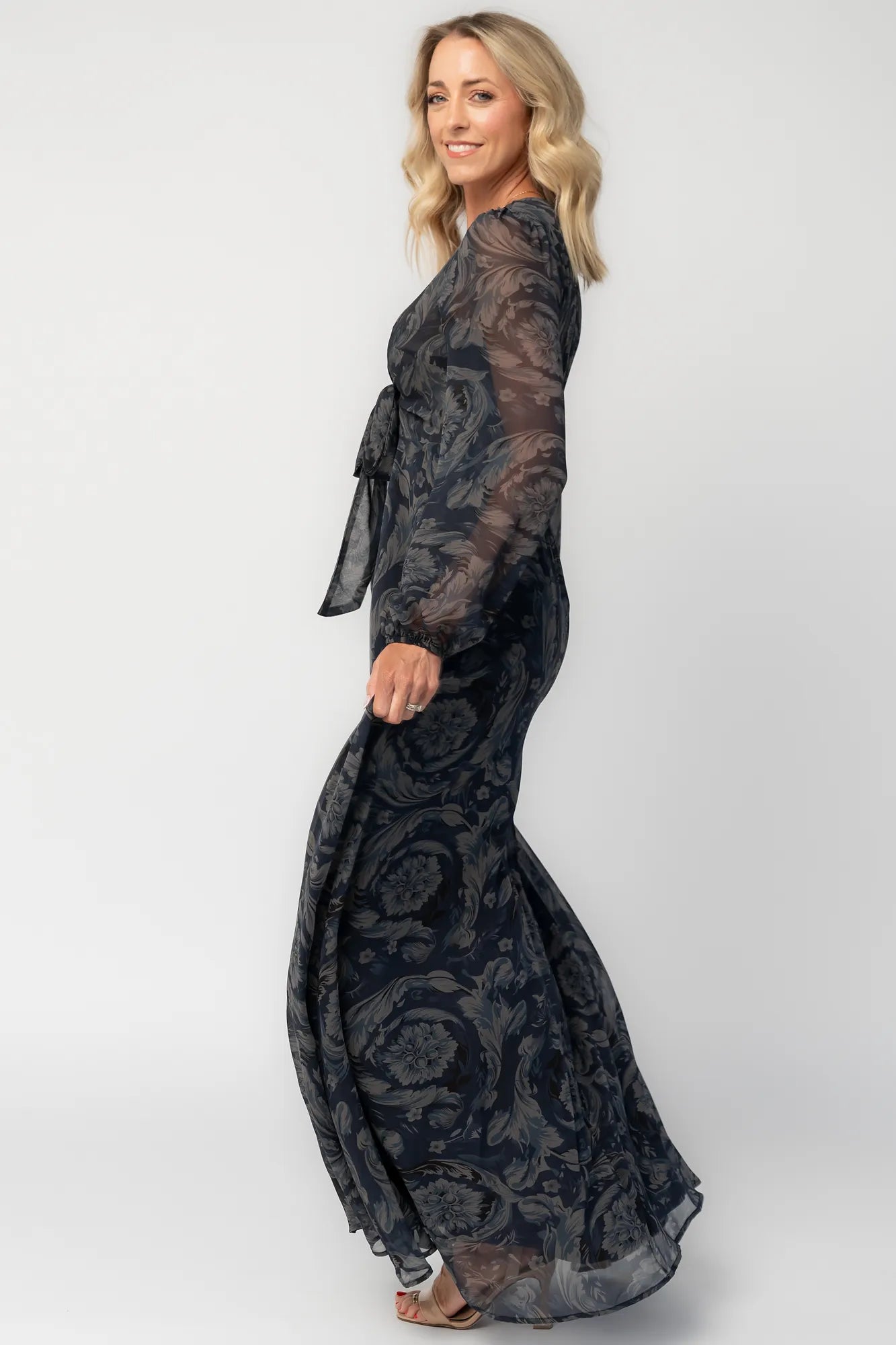Ensley Maxi Dress | Midnight Floral