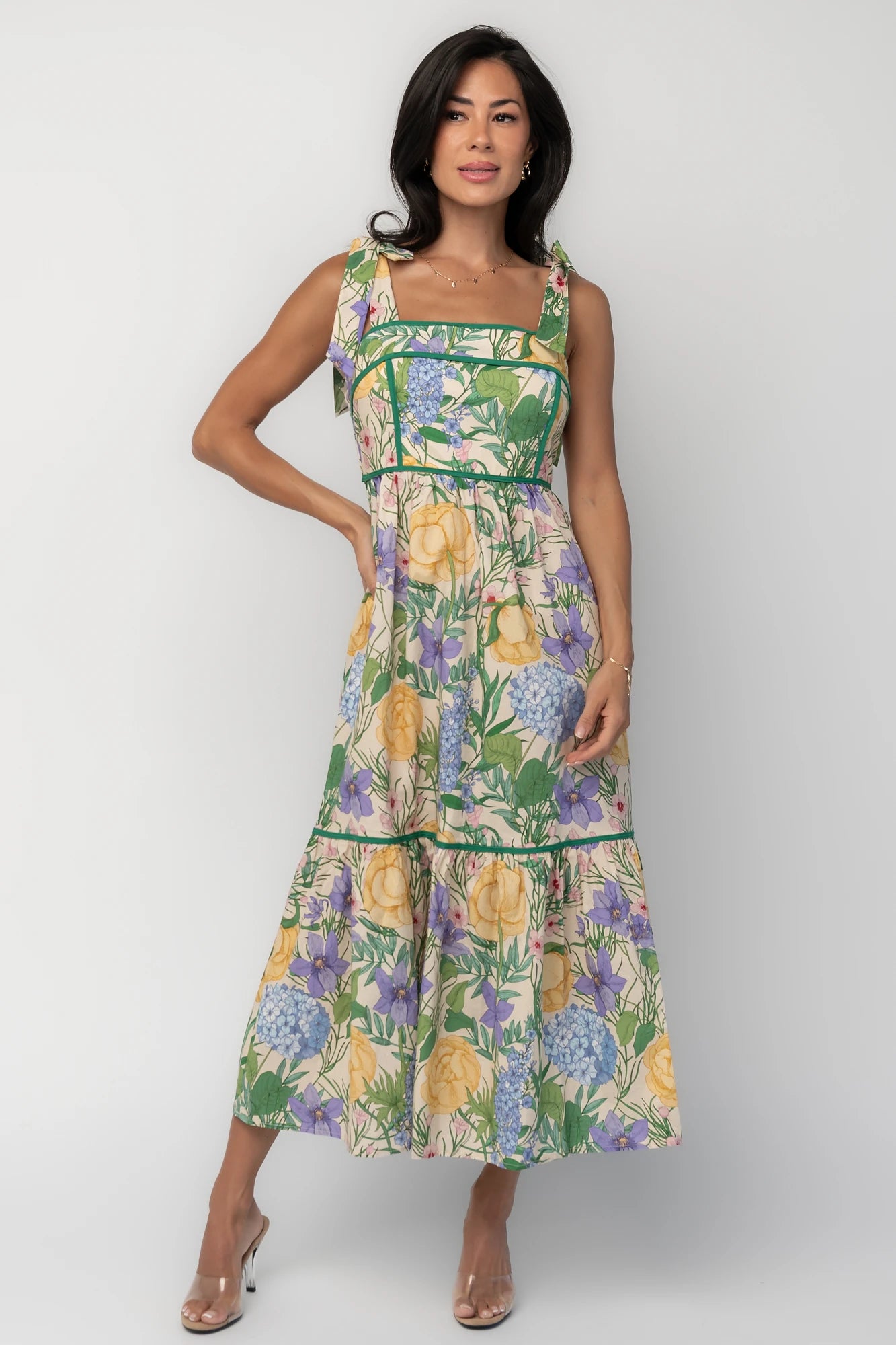 Torres Midi Dress | Multi Floral