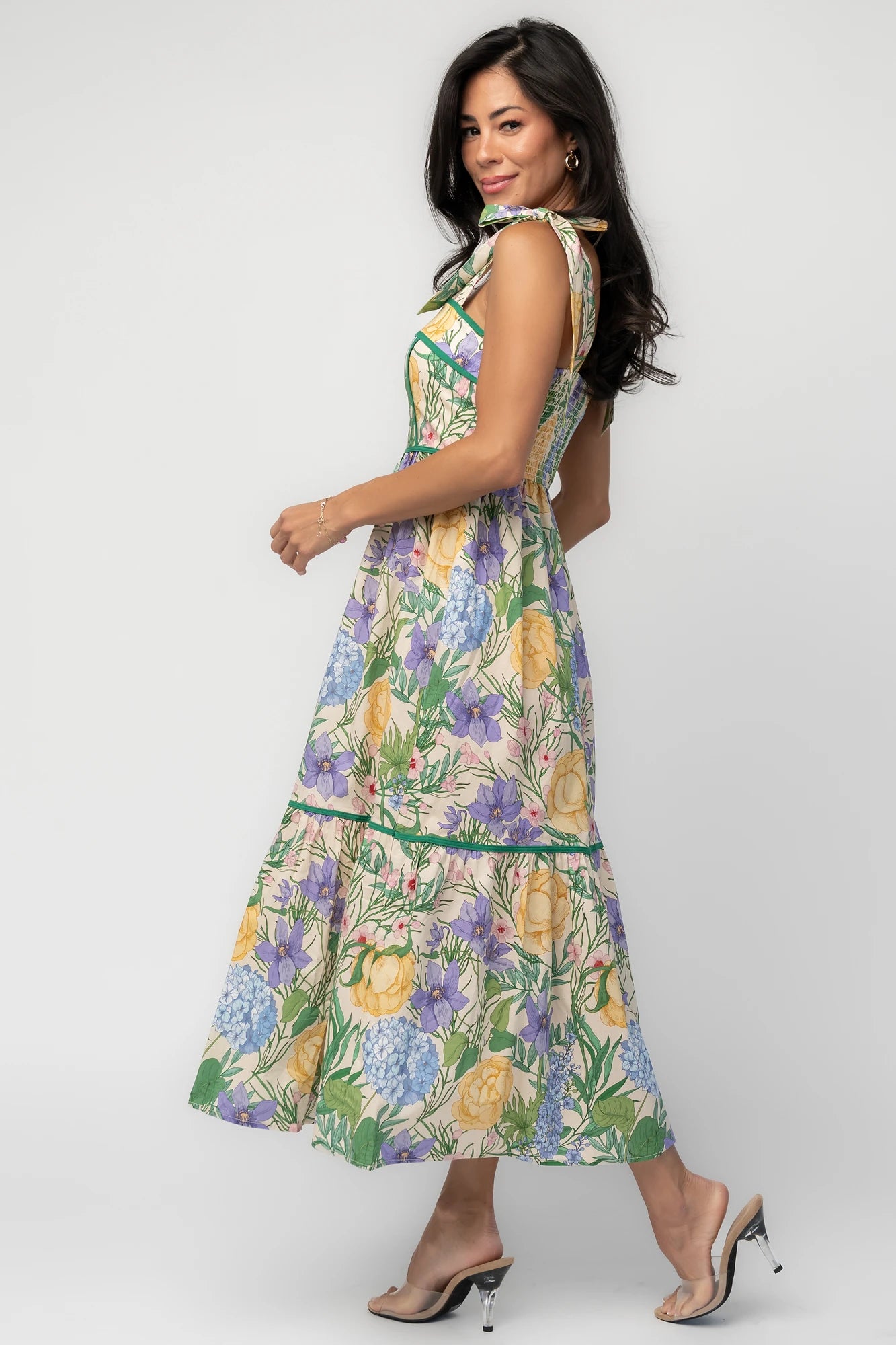 Torres Midi Dress | Multi Floral