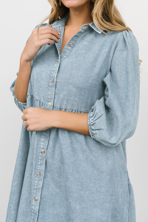 Sari Babydoll Dress | Chambray – Baltic Born