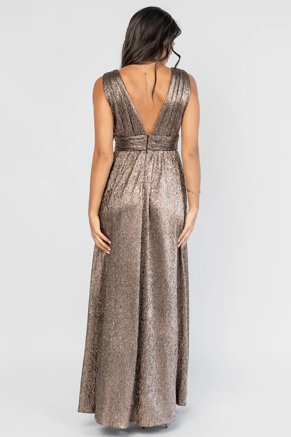Fiora Maxi Dress | Dark Bronze