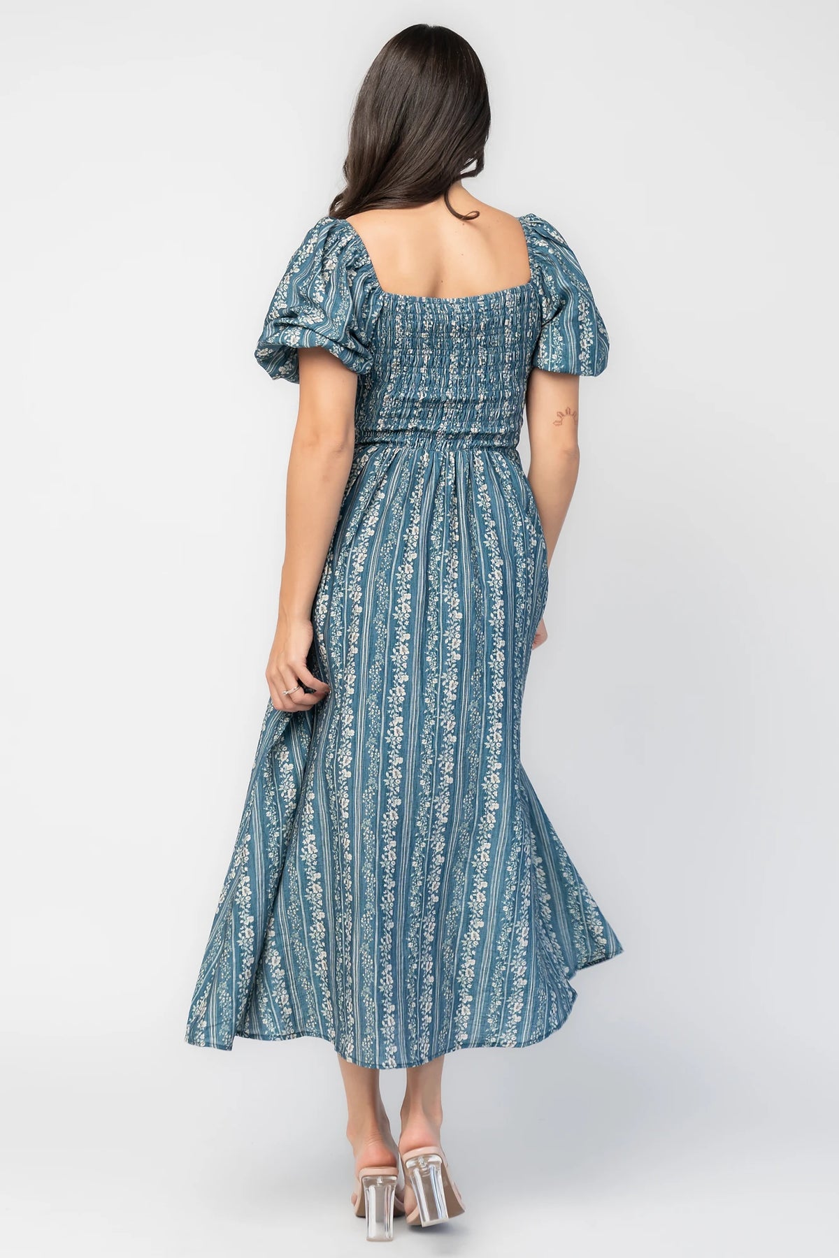 Keira Midi Dress | Blue Print