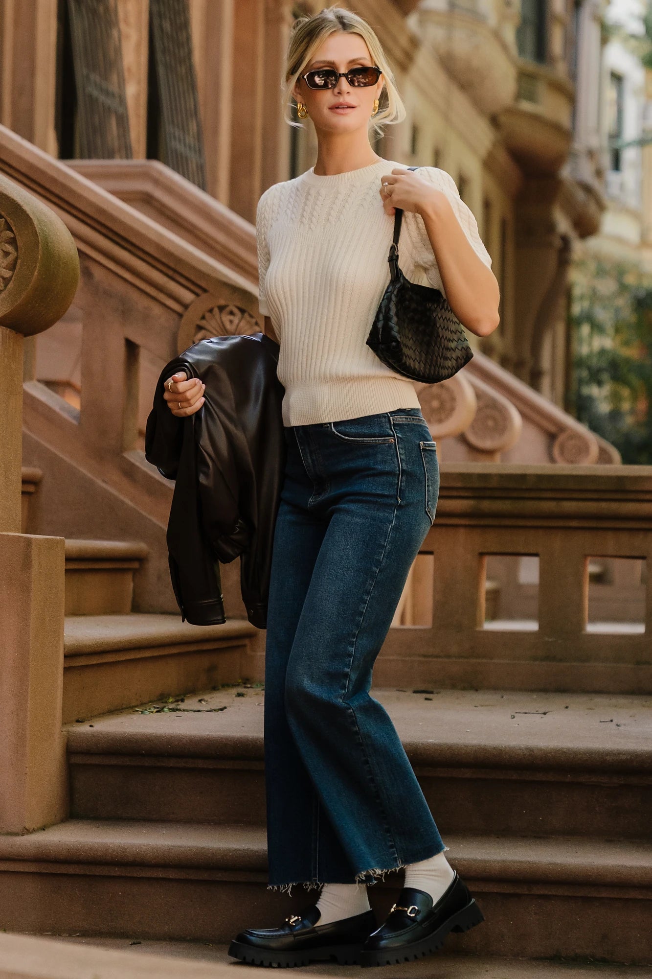 Linden Sweater Top | Ivory