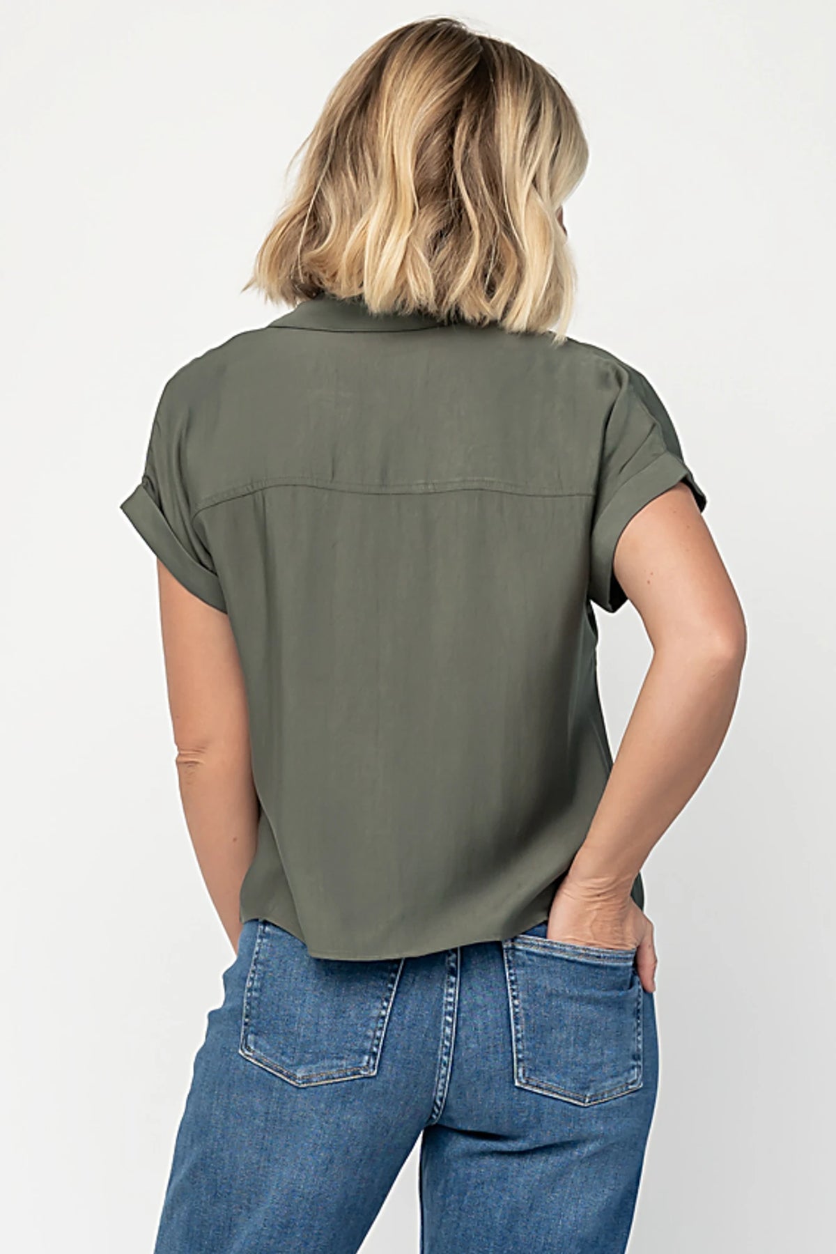 Miriam Top | Dark Sage