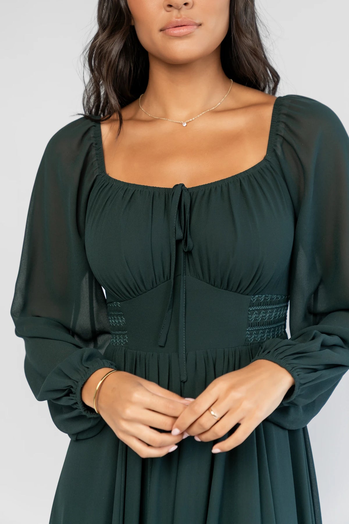 Maddalena Maxi Dress | Dark Green