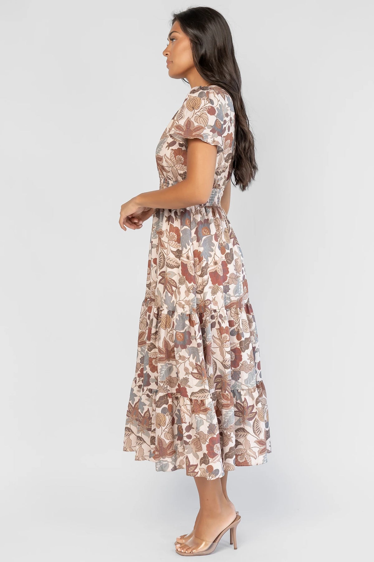 Holland Dress | Taupe Multi