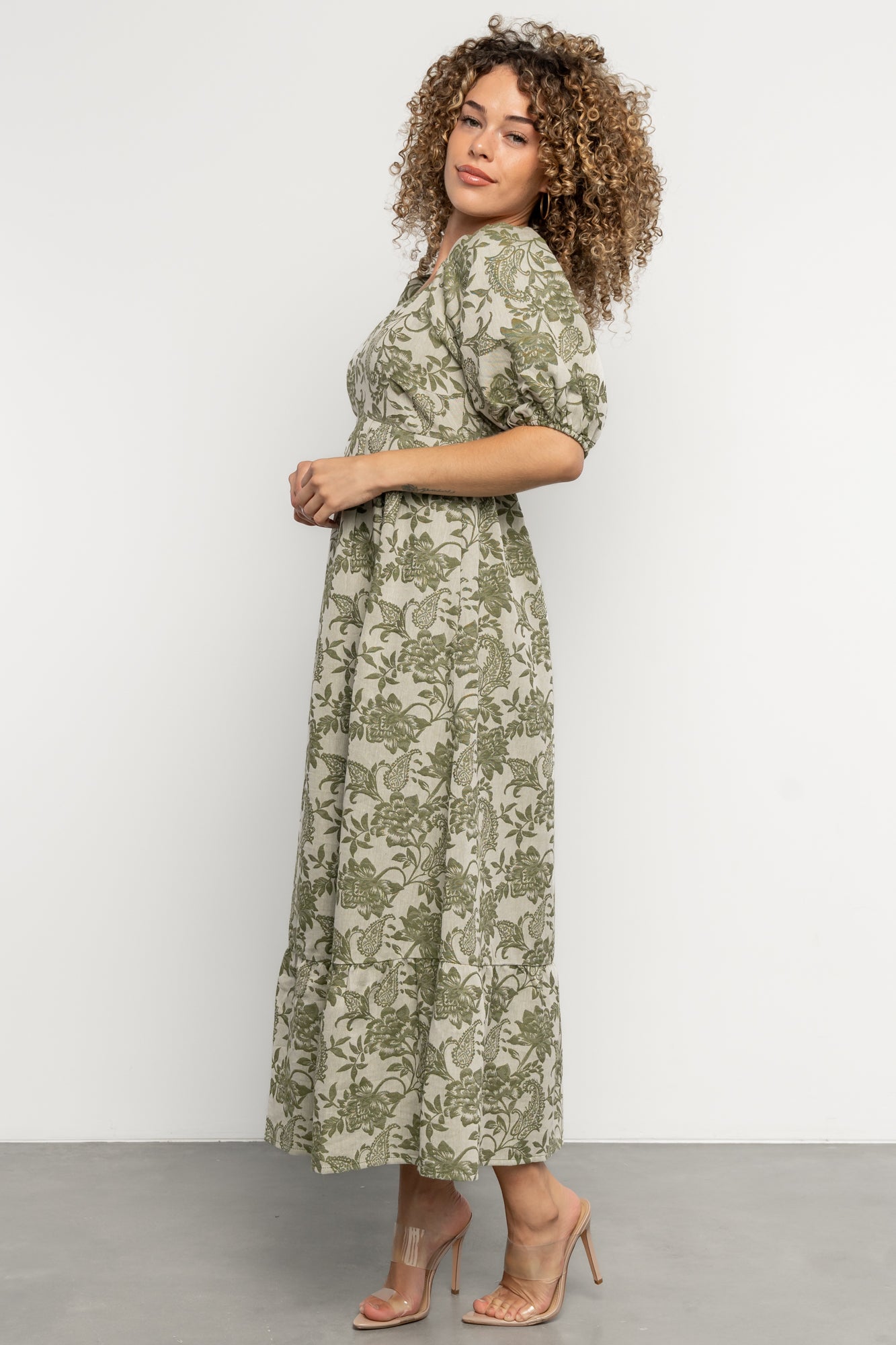 Giuliana Dress | Green Print