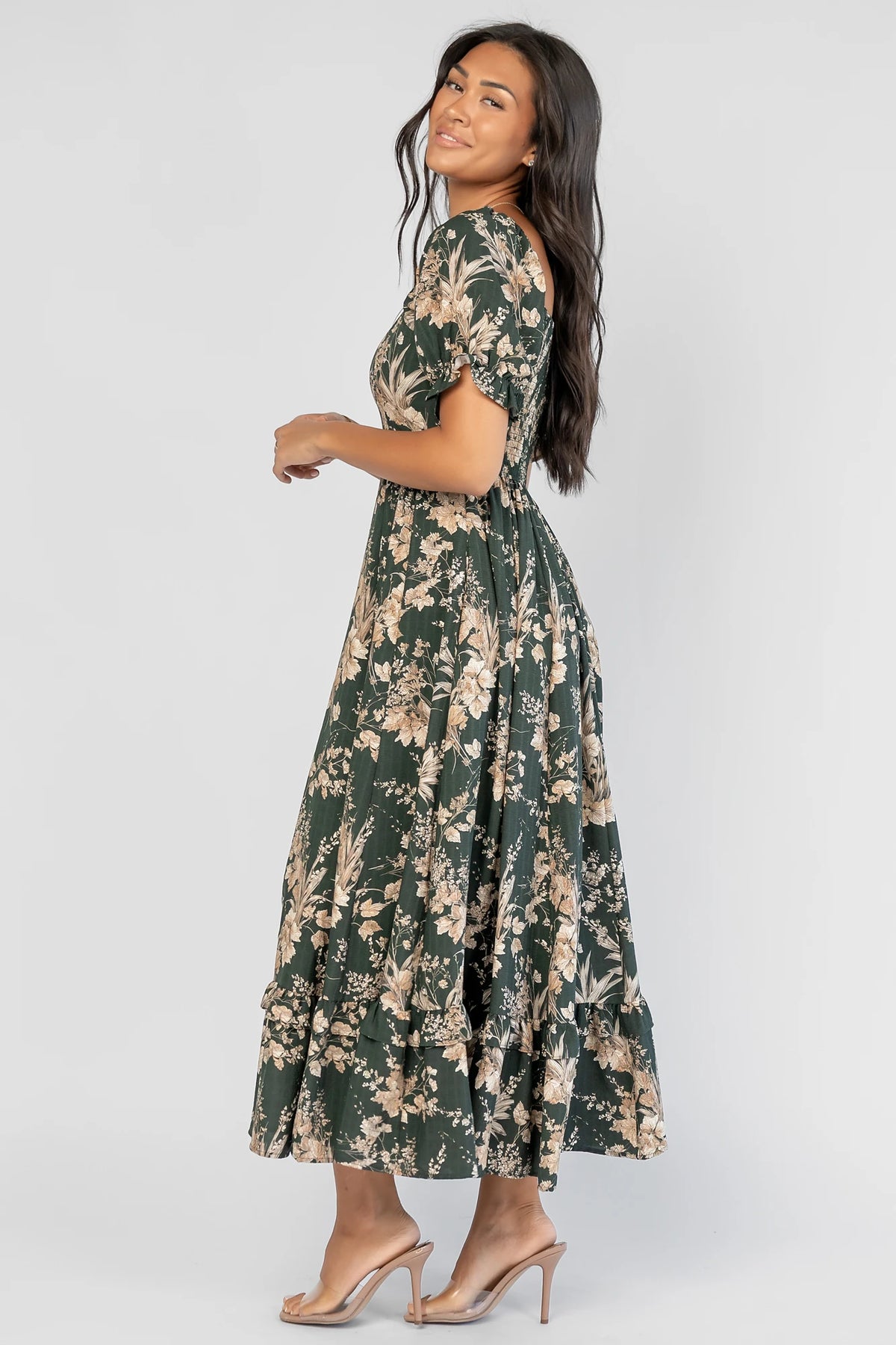 Addison Maxi Dress | Green + Natural