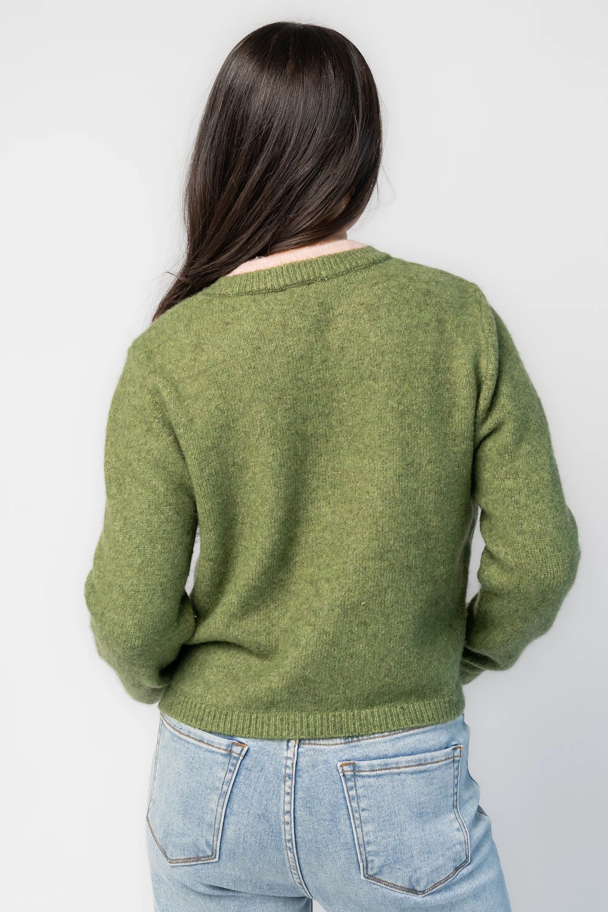 Landry Cardigan | Blush + Green