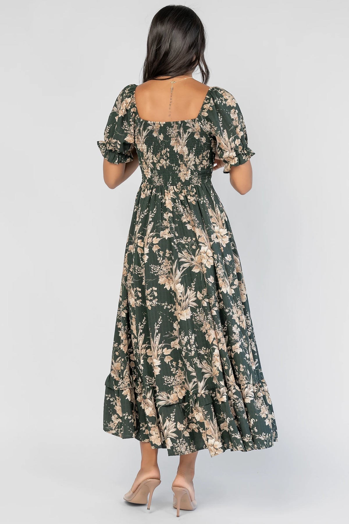 Addison Maxi Dress | Green + Natural
