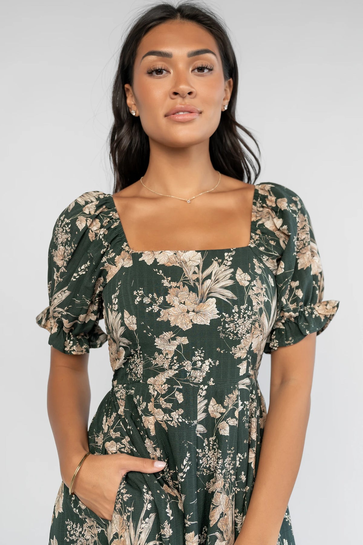 Addison Maxi Dress | Green + Natural