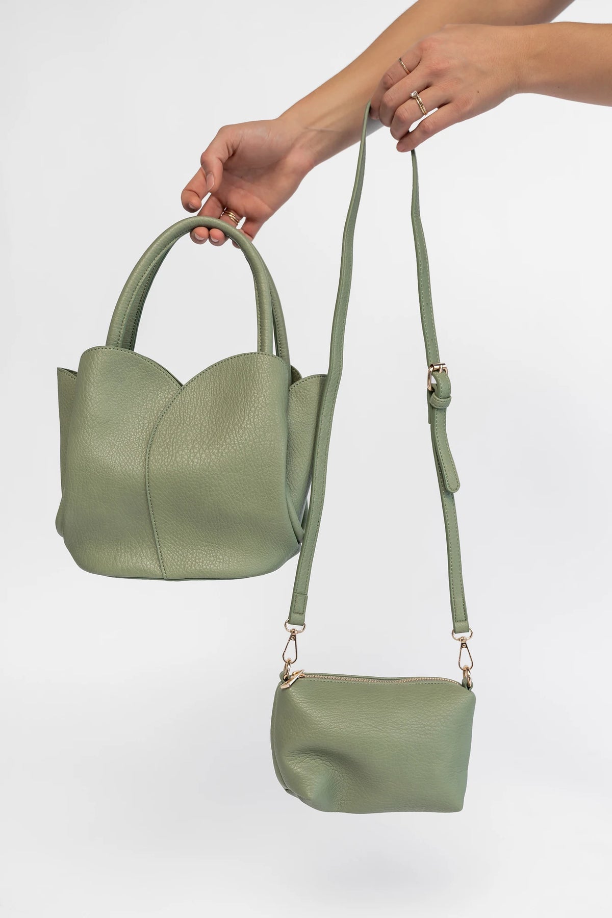 Beloved Tulip Tote Bag | Moss