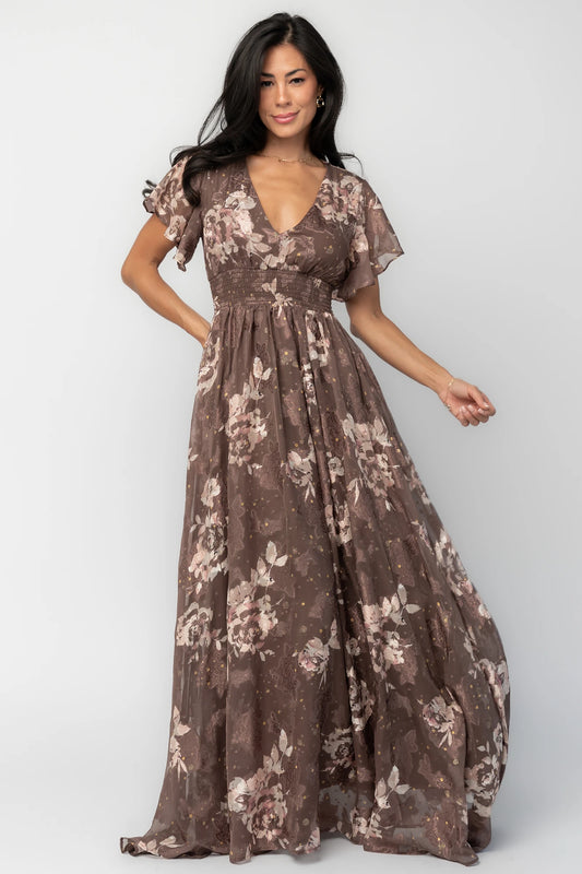 brown floral bridesmaid dresses Zapaka Women One Shoulder Dress with Slit Black Sheath Long Wedding Guest Dress, Black Flower / US16 line skirt that moves gracefully with every step how to do mismatched floral