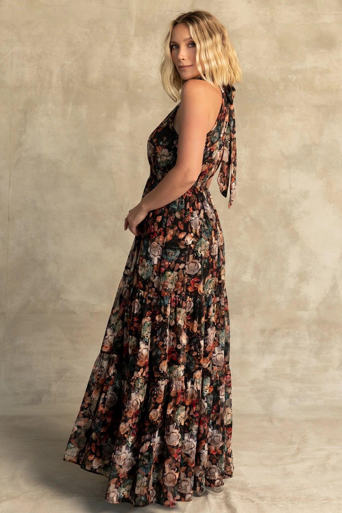 Pulitzer Maxi Dress | Black Multi Floral