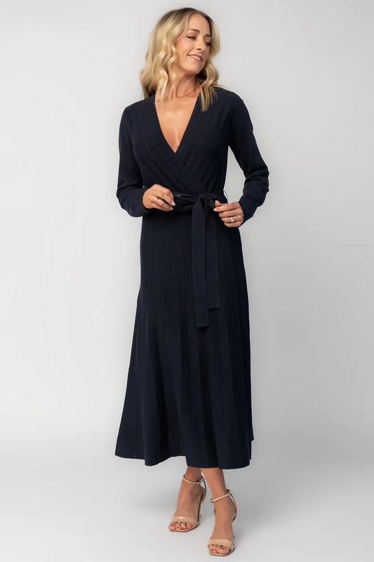 Caroline Midi Dress | Navy