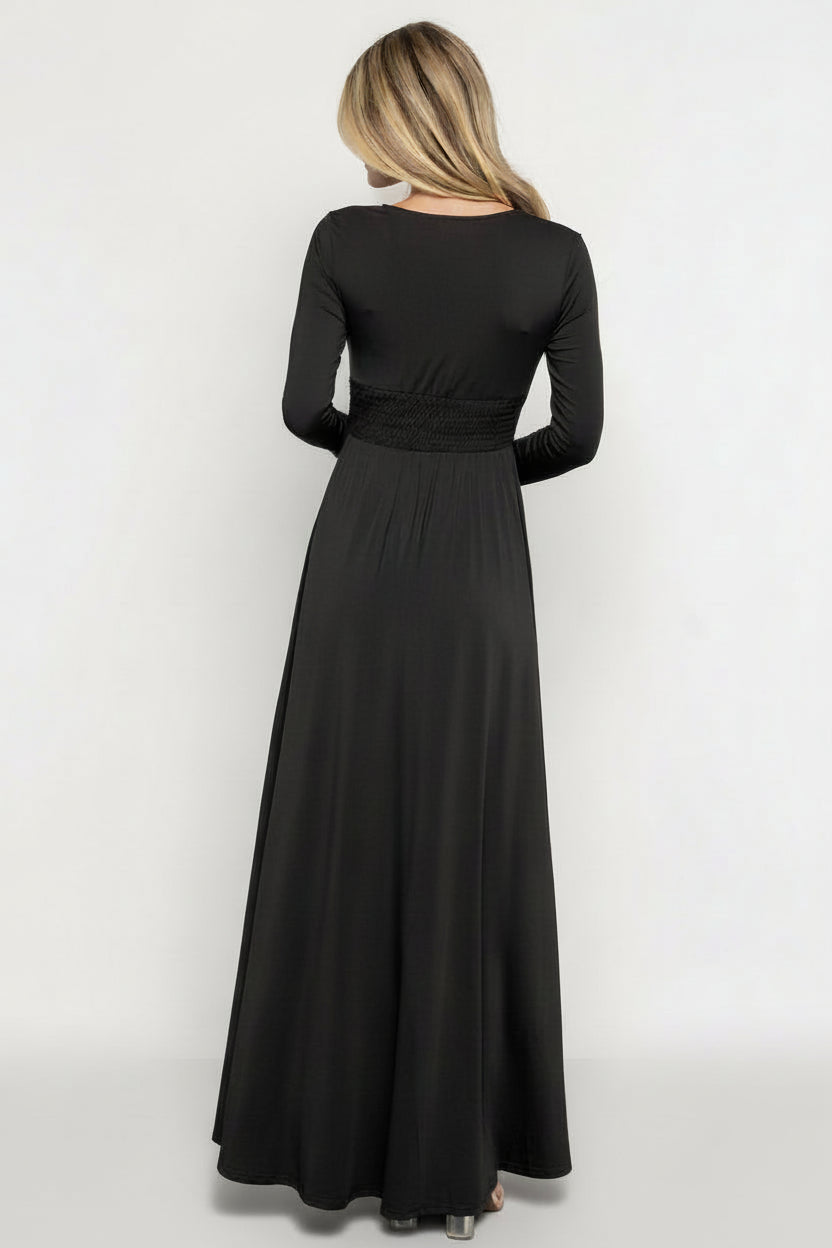 Arianna Maxi Dress | Black